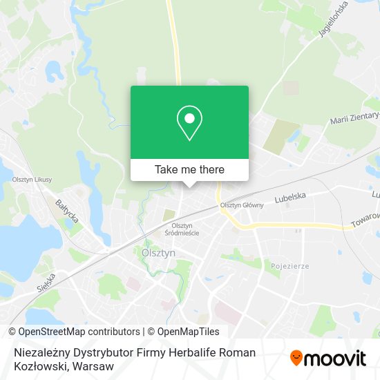 Niezależny Dystrybutor Firmy Herbalife Roman Kozłowski map