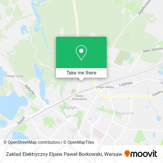 Zakład Elektryczny Elpaw Paweł Borkowski map