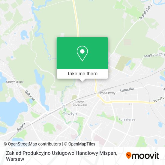 Zaklad Produkcyjno Uslugowo Handlowy Mispan map