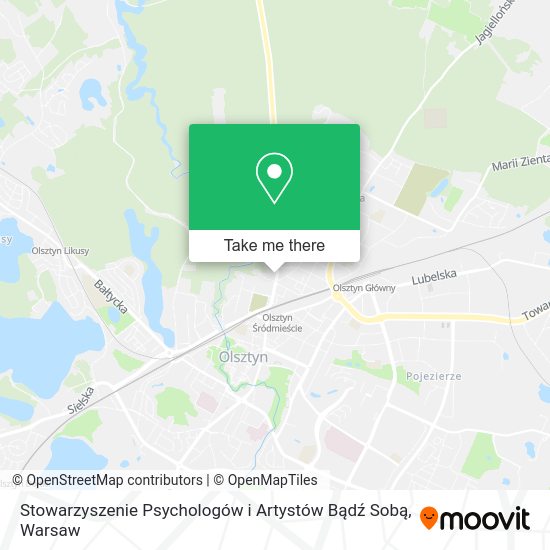 Stowarzyszenie Psychologów i Artystów Bądź Sobą map