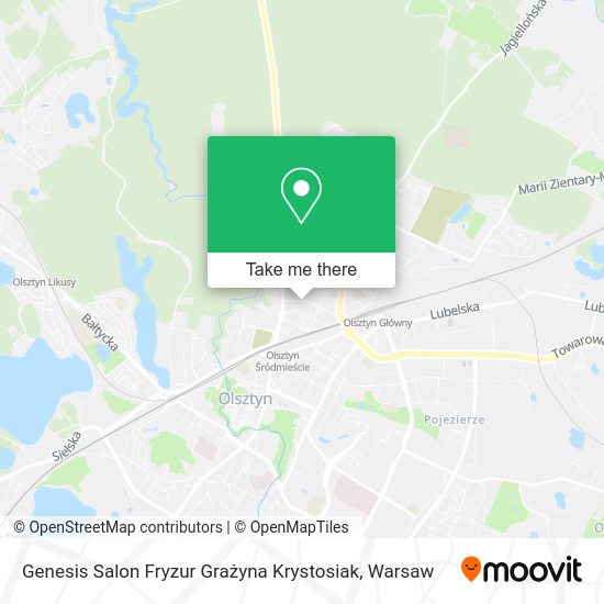 Genesis Salon Fryzur Grażyna Krystosiak map