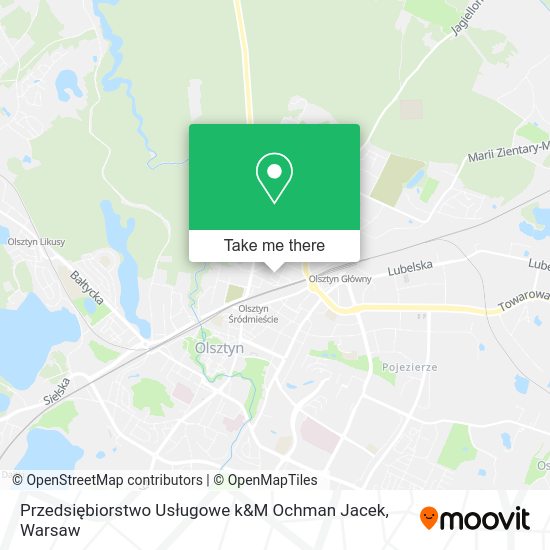 Przedsiębiorstwo Usługowe k&M Ochman Jacek map