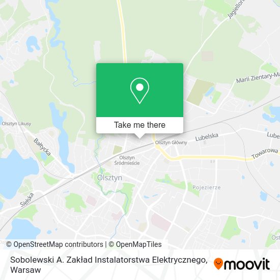 Sobolewski A. Zakład Instalatorstwa Elektrycznego map