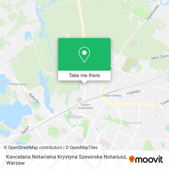 Kancelaria Notarialna Krystyna Szewirska Notariusz map