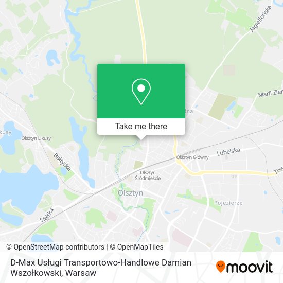 Карта D-Max Usługi Transportowo-Handlowe Damian Wszołkowski