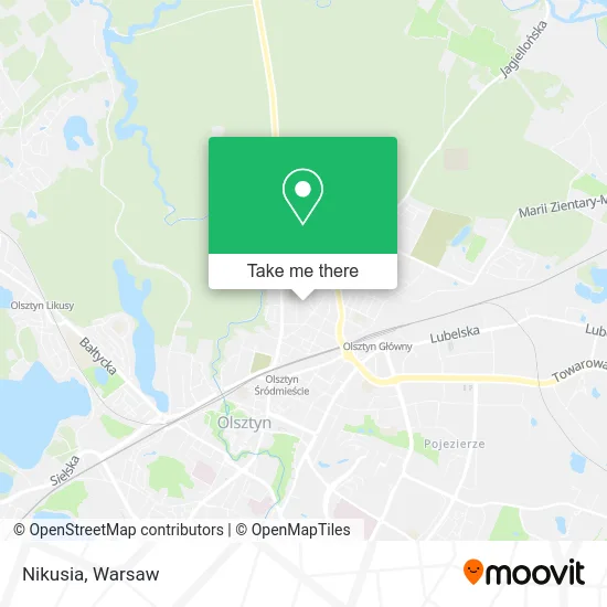 Nikusia map