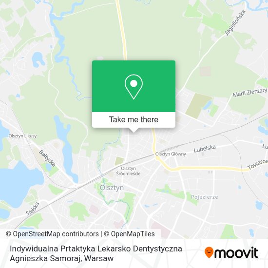 Indywidualna Prtaktyka Lekarsko Dentystyczna Agnieszka Samoraj map