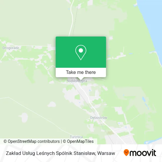 Zakład Usług Leśnych Spólnik Stanisław map