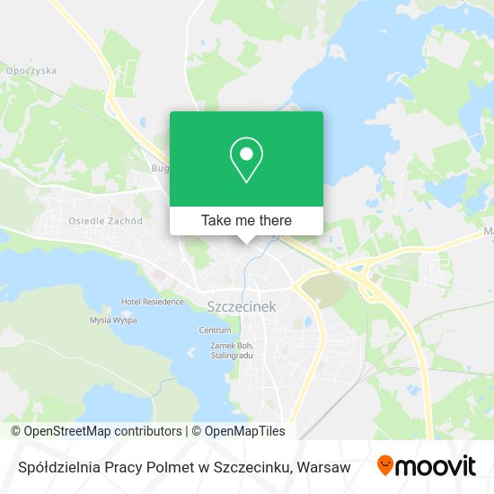 Spółdzielnia Pracy Polmet w Szczecinku map