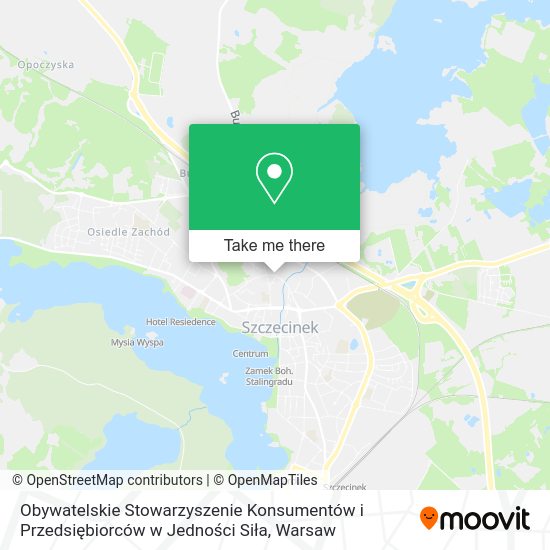 Obywatelskie Stowarzyszenie Konsumentów i Przedsiębiorców w Jedności Siła map