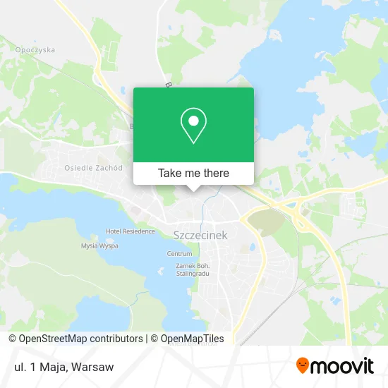 Карта ul. 1 Maja