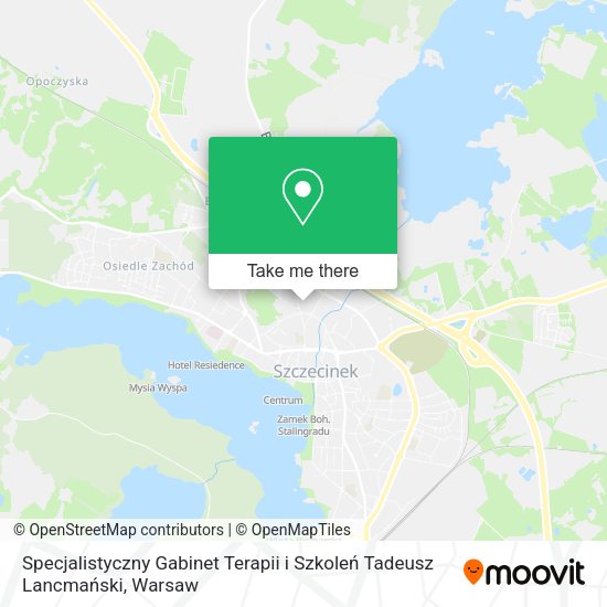 Specjalistyczny Gabinet Terapii i Szkoleń Tadeusz Lancmański map