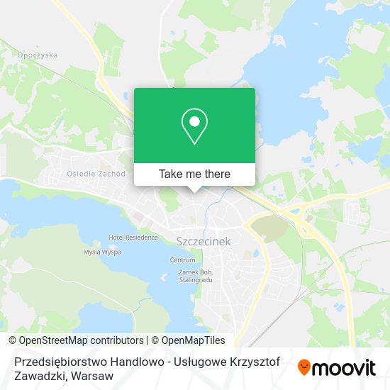 Przedsiębiorstwo Handlowo - Usługowe Krzysztof Zawadzki map