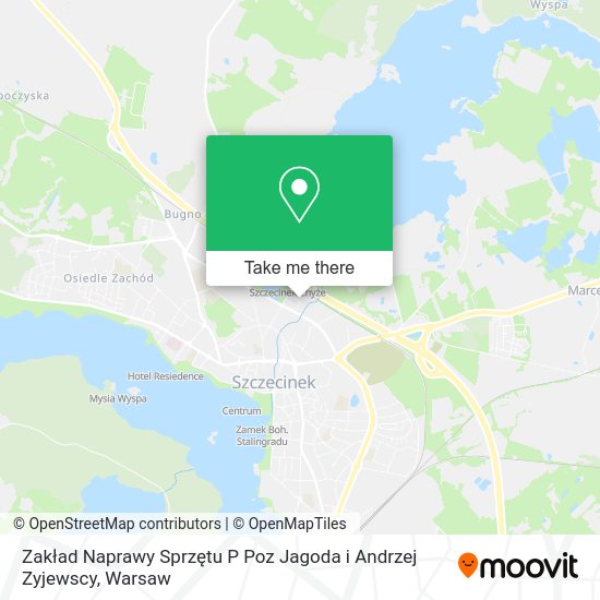 Zakład Naprawy Sprzętu P Poz Jagoda i Andrzej Zyjewscy map