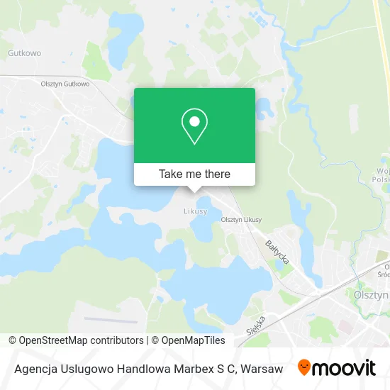 Карта Agencja Uslugowo Handlowa Marbex S C