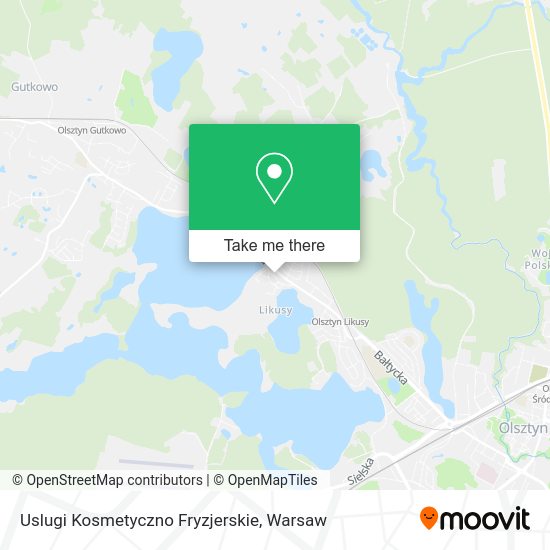 Uslugi Kosmetyczno Fryzjerskie map