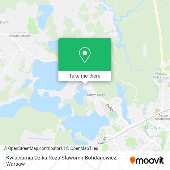 Kwiaciarnia Dzika Róża Sławomir Bohdanowicz map