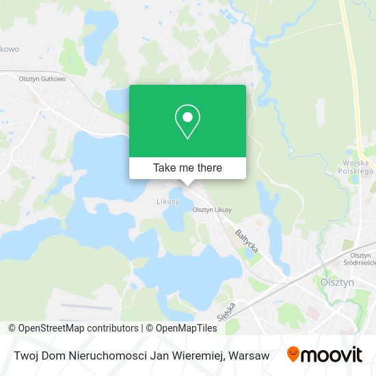 Twoj Dom Nieruchomosci Jan Wieremiej map