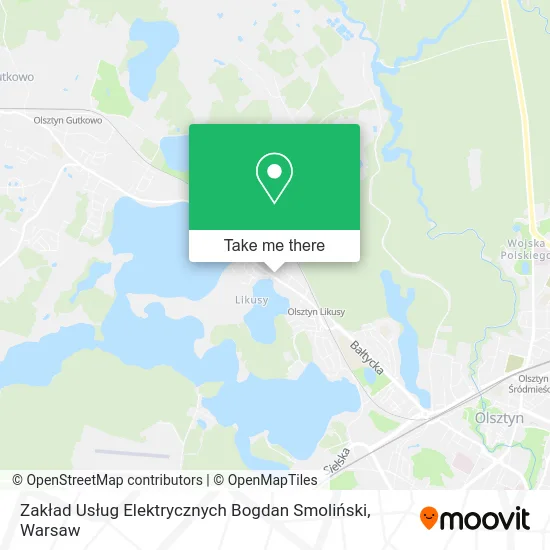 Zakład Usług Elektrycznych Bogdan Smoliński map