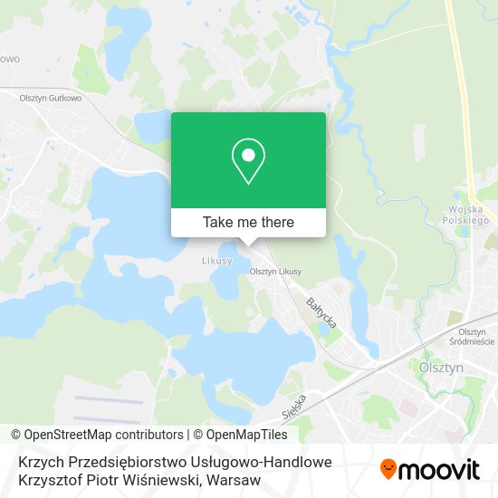 Krzych Przedsiębiorstwo Usługowo-Handlowe Krzysztof Piotr Wiśniewski map