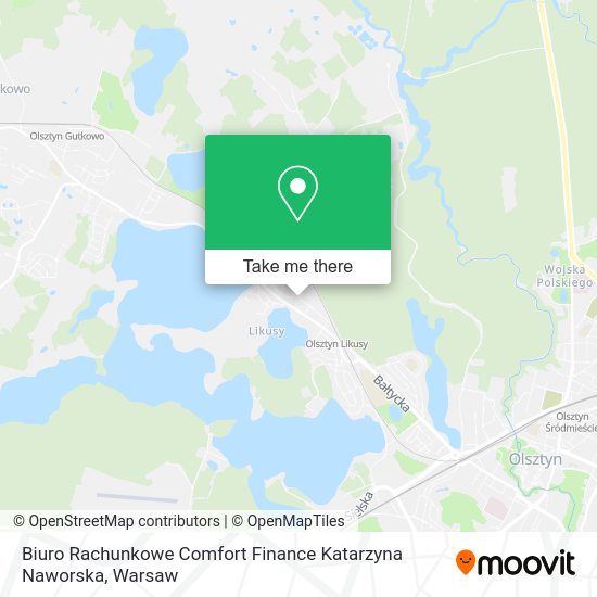 Biuro Rachunkowe Comfort Finance Katarzyna Naworska map