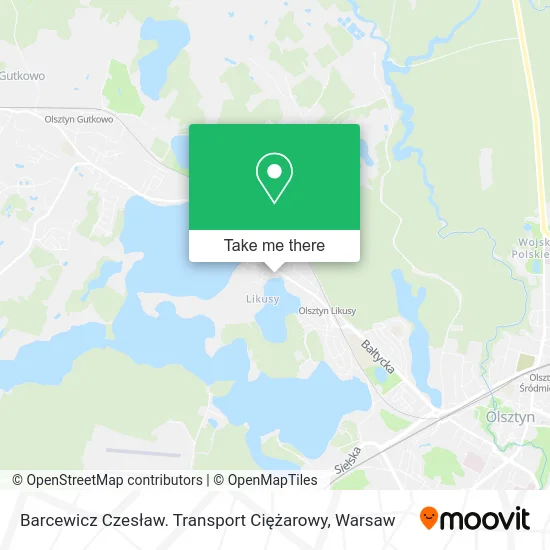 Barcewicz Czesław. Transport Ciężarowy map