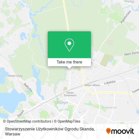 Stowarzyszenie Użytkowników Ogrodu Skanda map