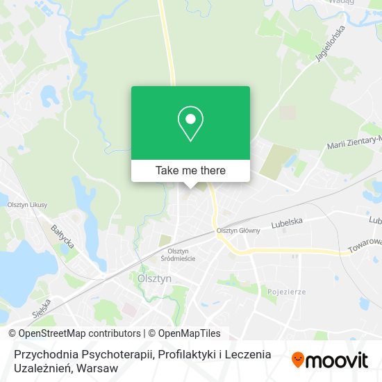 Przychodnia Psychoterapii, Profilaktyki i Leczenia Uzależnień map