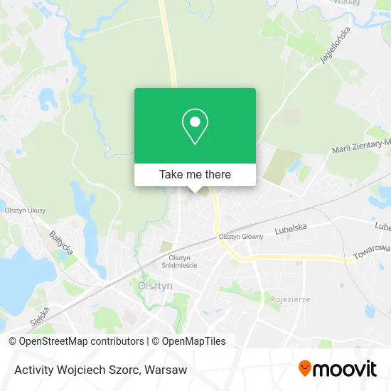 Activity Wojciech Szorc map