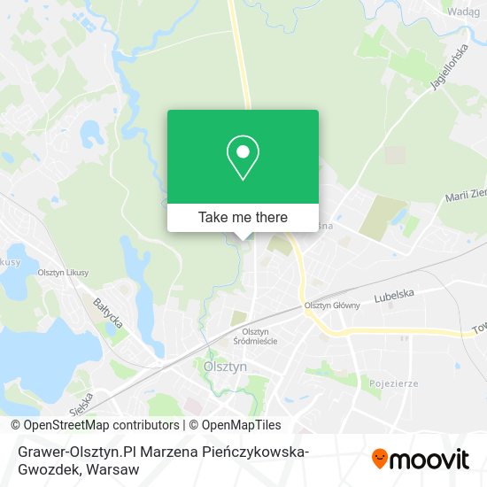 Grawer-Olsztyn.Pl Marzena Pieńczykowska-Gwozdek map