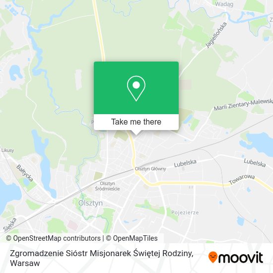 Zgromadzenie Sióstr Misjonarek Świętej Rodziny map