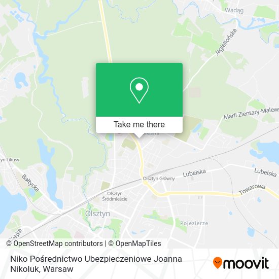 Niko Pośrednictwo Ubezpieczeniowe Joanna Nikoluk map