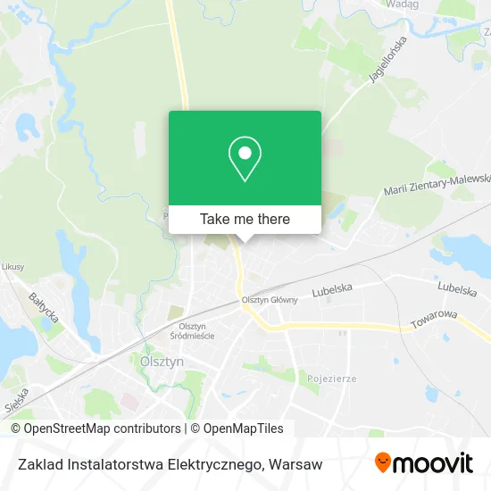 Карта Zaklad Instalatorstwa Elektrycznego