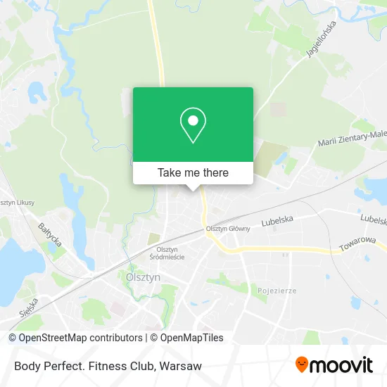 Body Perfect. Fitness Club map