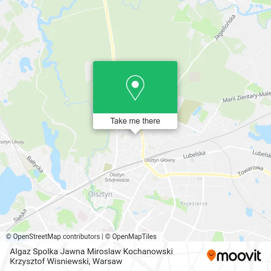 Algaz Spolka Jawna Miroslaw Kochanowski Krzysztof Wisniewski map