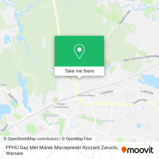 PPHU Gaz Met Marek Maciejewski Ryszard Zarucki map