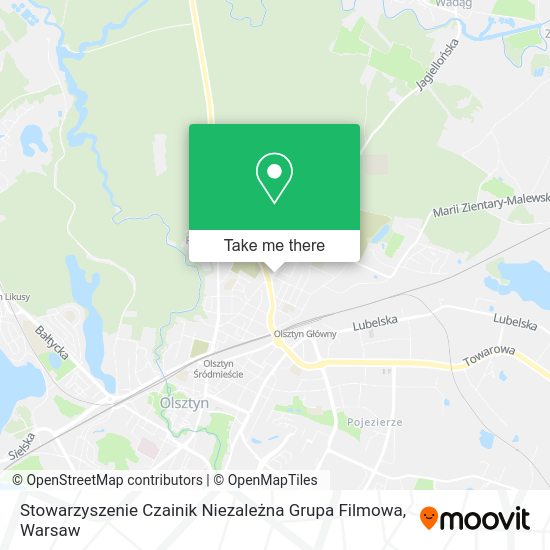 Stowarzyszenie Czainik Niezależna Grupa Filmowa map