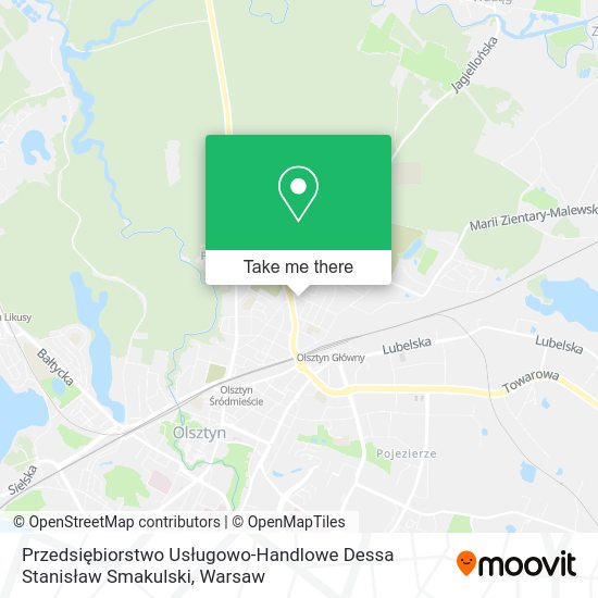 Przedsiębiorstwo Usługowo-Handlowe Dessa Stanisław Smakulski map