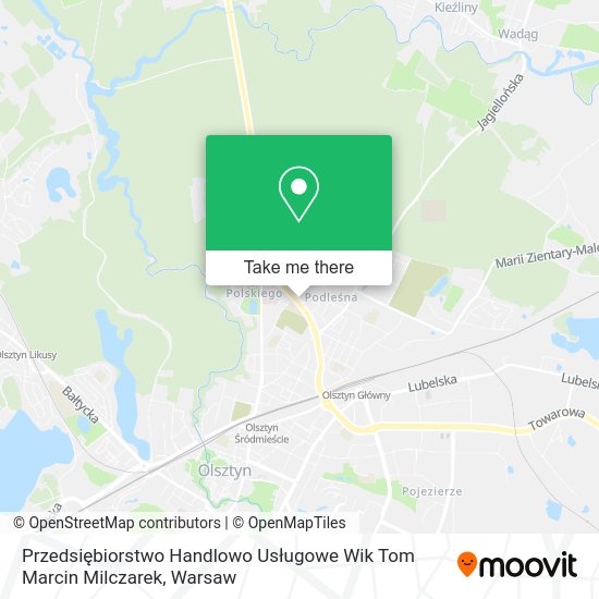 Przedsiębiorstwo Handlowo Usługowe Wik Tom Marcin Milczarek map