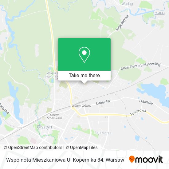 Wspólnota Mieszkaniowa Ul Kopernika 34 map