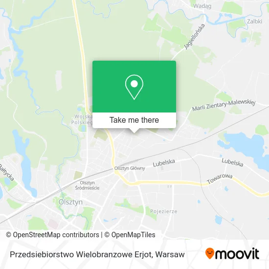 Карта Przedsiebiorstwo Wielobranzowe Erjot