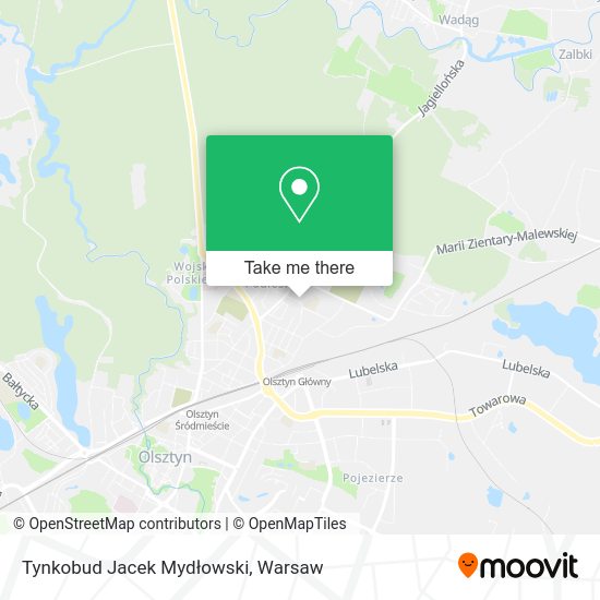 Tynkobud Jacek Mydłowski map