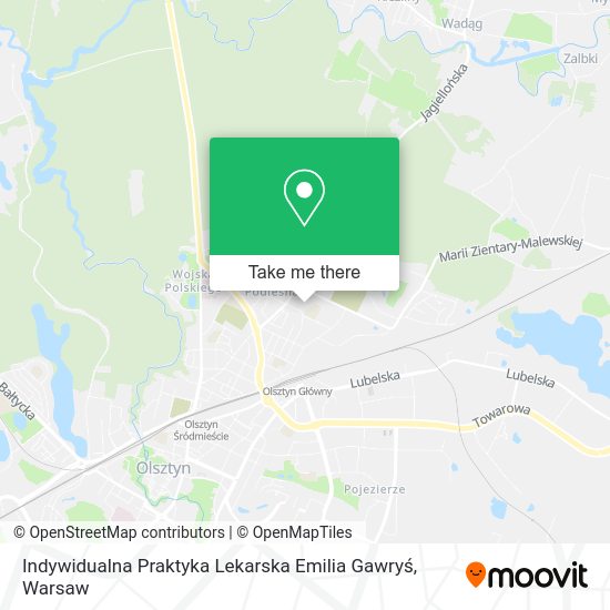 Indywidualna Praktyka Lekarska Emilia Gawryś map