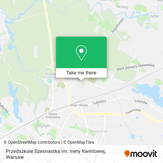 Przedszkole Szesnastka im. Ireny Kwintowej map