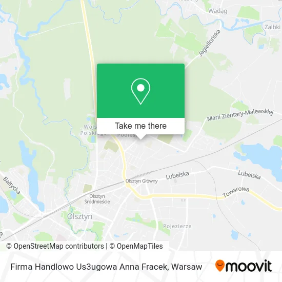 Карта Firma Handlowo Us3ugowa Anna Fracek