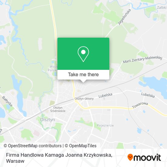 Firma Handlowa Kamaga Joanna Krzykowska map