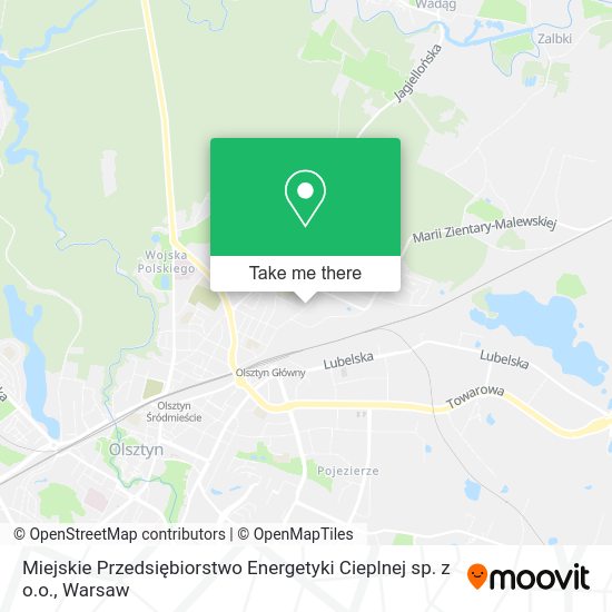 Miejskie Przedsiębiorstwo Energetyki Cieplnej sp. z o.o. map