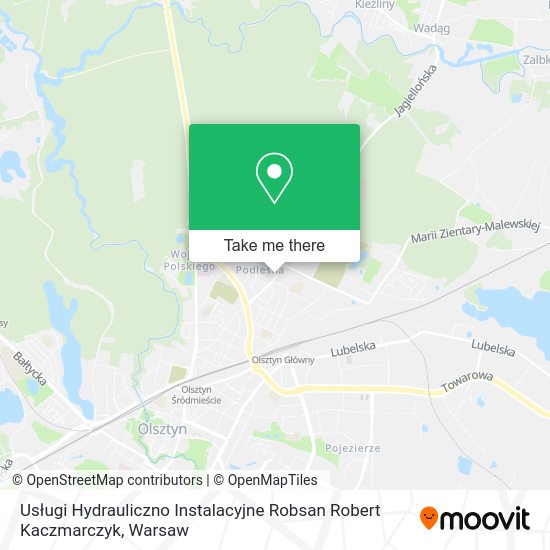 Usługi Hydrauliczno Instalacyjne Robsan Robert Kaczmarczyk map