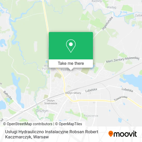 Usługi Hydrauliczno Instalacyjne Robsan Robert Kaczmarczyk map