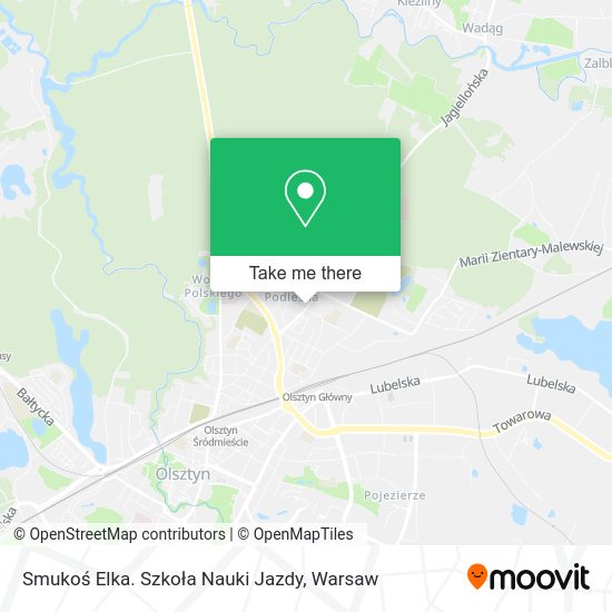 Smukoś Elka. Szkoła Nauki Jazdy map